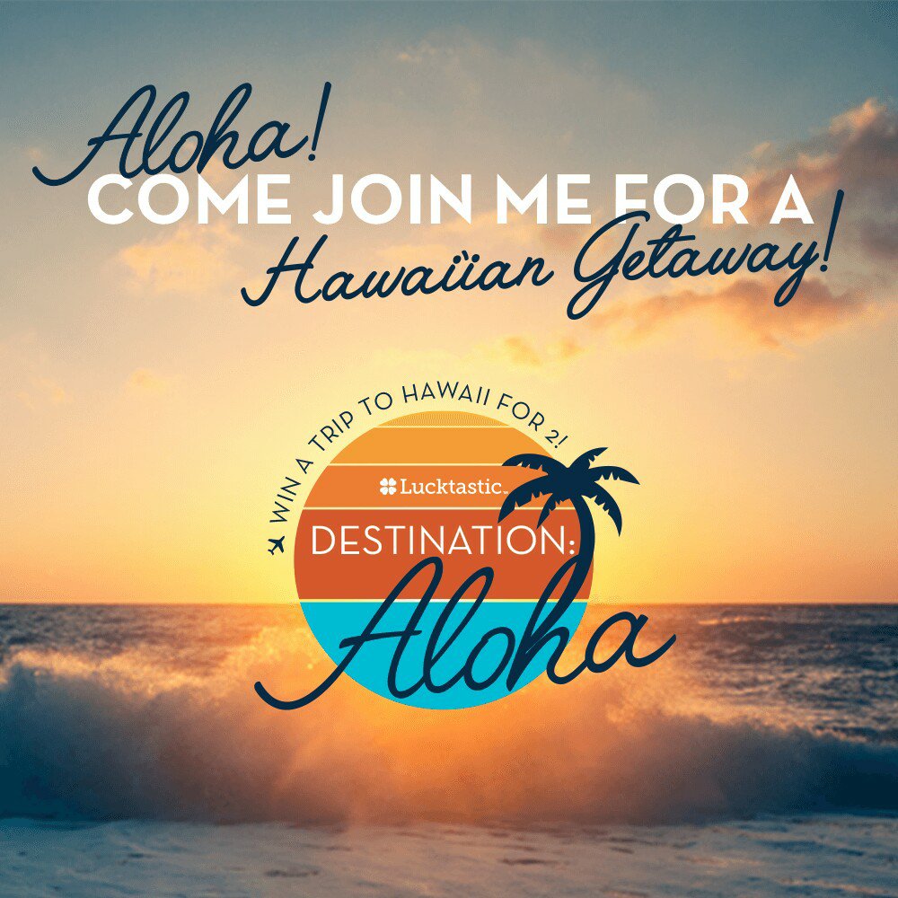 OVSolutions's tweet image. Come join me for a Hawaiian Getaway! lucktastic.com/twShareFunnel