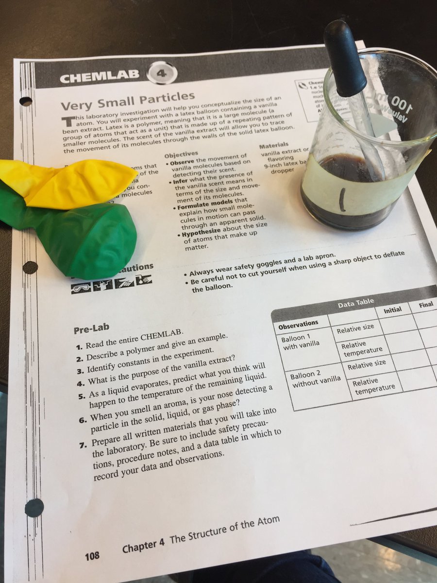 Summit_NSHS's tweet image. #ScienceTime Learning about small particles.