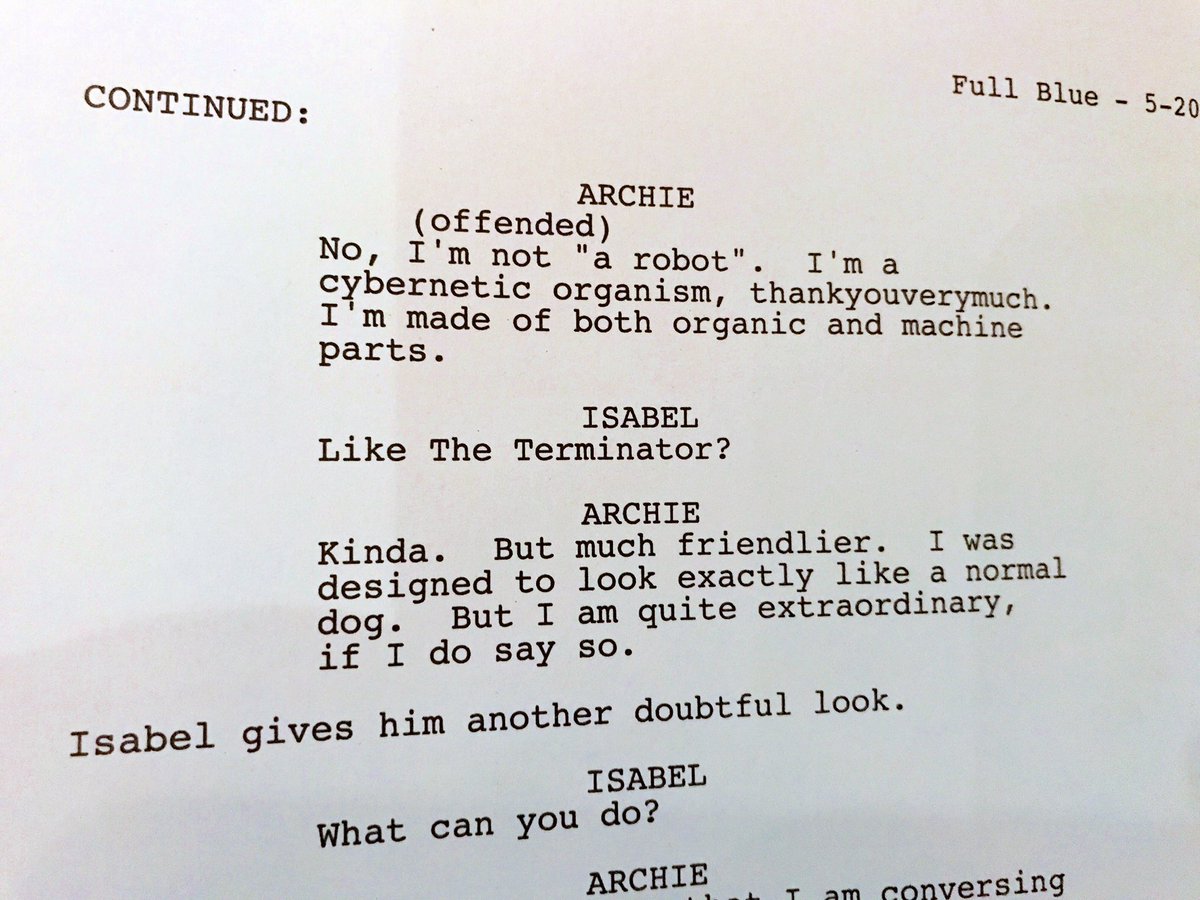 JavaPostProd's tweet photo. #TBT #ThrowbackThursday to the @JavaPostProd editing script for @ArchieMovie featuring @realmikefox. Written/Directed by @RobinDunne https://t.co/GeoB8FhNTB
