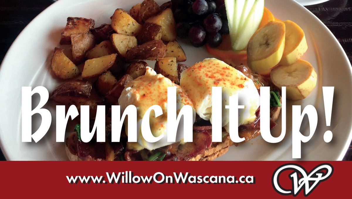 Brunch on over with us Sat &amp; Sun! 10:30am-2:30 pm. We source our food locally and Chef Tim and team are ecstatic to make it for you! #YQR