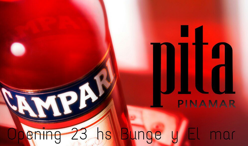 PitaPinamar's tweet photo. Ultimo jueves de #Campari en #PitaBar opening 23:00 hs https://t.co/0ihdlWC2qg