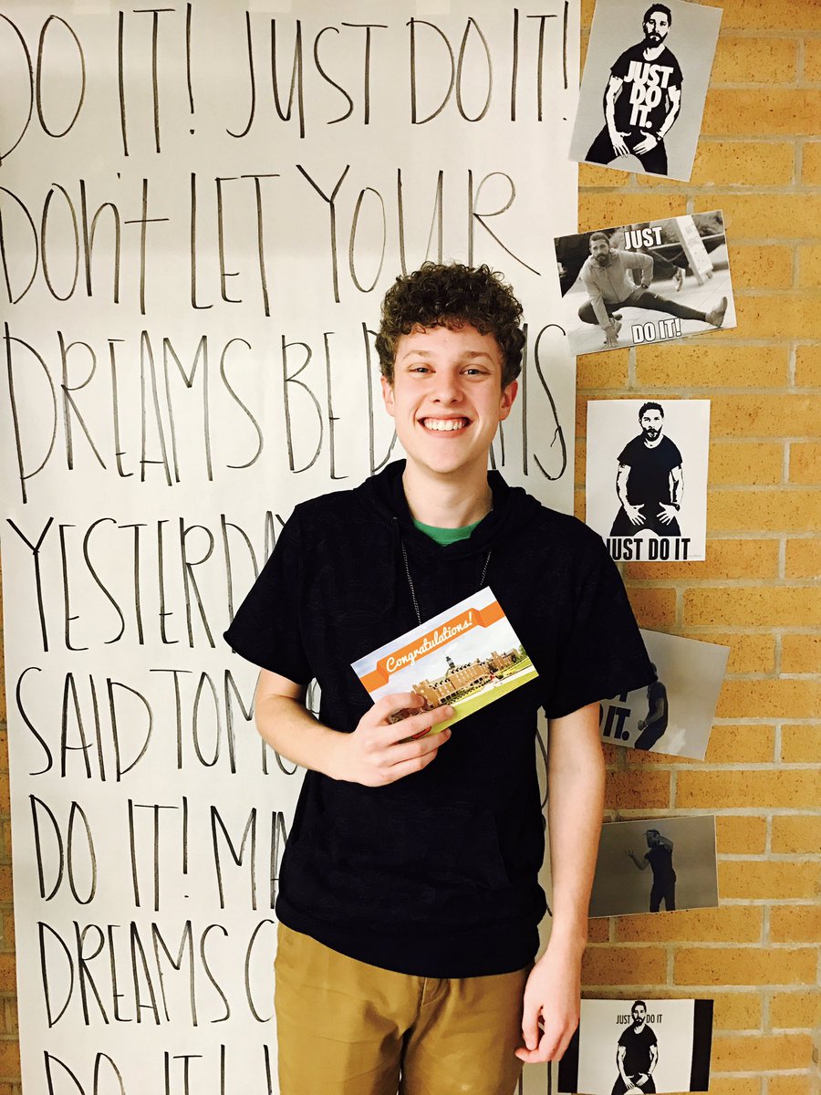 Senior of the week is Jack Davis! He will be attending OSU this fall and is thinking about majoring in aerospace engineering! #jhs17 #osu21