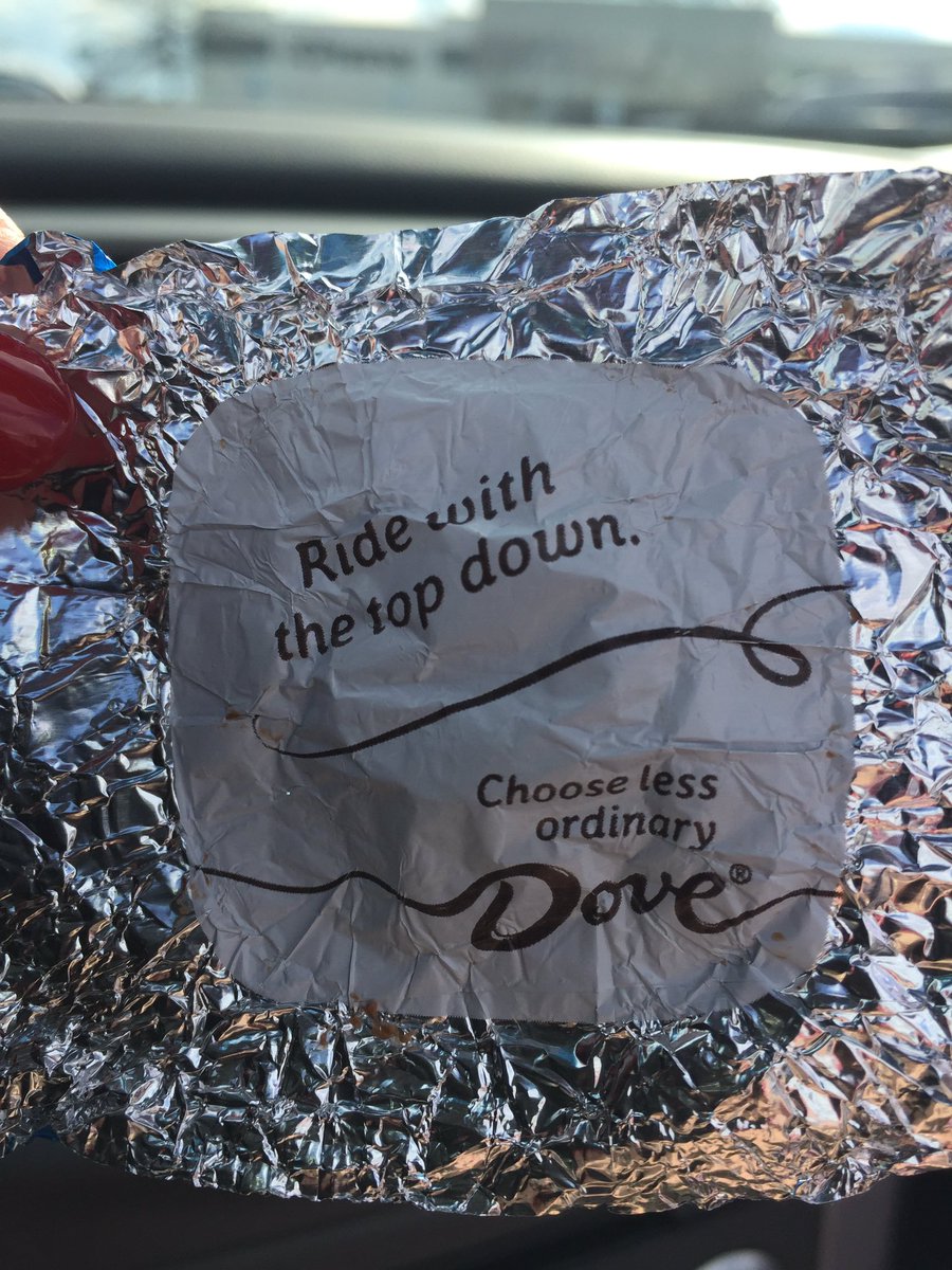 TurnDePage's tweet photo. My mom ate a piece of chocolate and actually did what the wrapper said 😅 https://t.co/HNaKRXAyxv