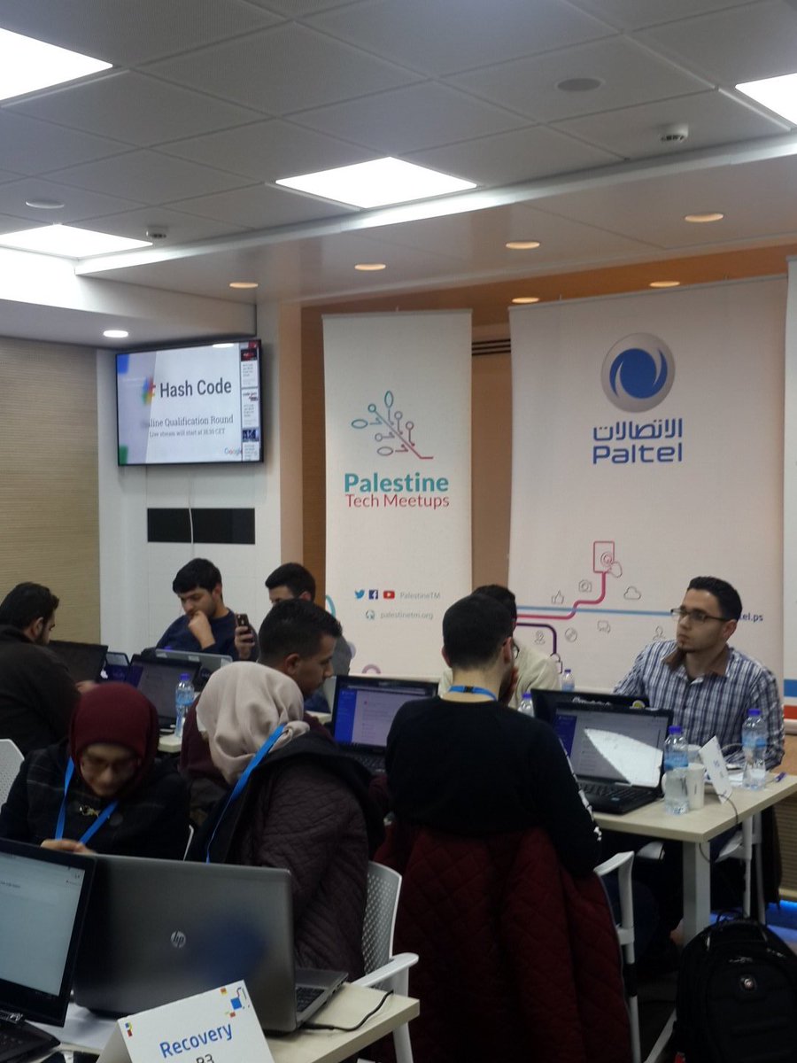 This great event has done by effort of great people .. #PalestineTM #GDGNablus #hashcode2017