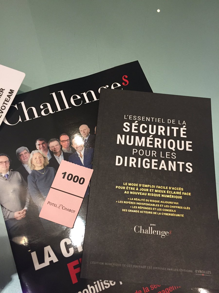 renaud_templier's tweet photo. A guide to address leaders on our favorite subject @Devoteam @Les_Assises https://t.co/As1pJRVZUK