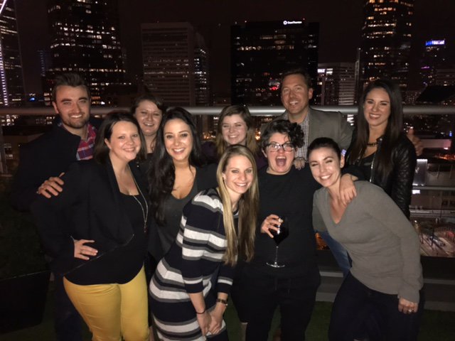 SalesforceMaps's tweet photo. #MapOff17 celebrations continued last night at our department dinners! Thanks @fahrenheitCLT for hosting #TeamMarketing - delicious meal π https://t.co/XhKq7rmTf6