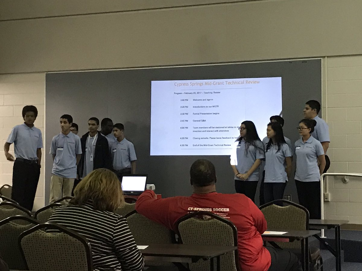 AP_MrsRogers's tweet image. #CSHS InvenTeams Presentation
#PantherProud #MITbound @CySpringsHS
