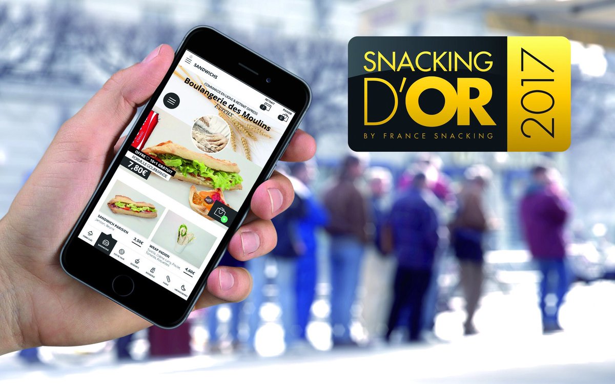 Bravo @rapidle pour le #Snackingdor catégorie #nouvellestechnologies @francesnacking #foodTech #FrenchTech #snacking #Awardwinning