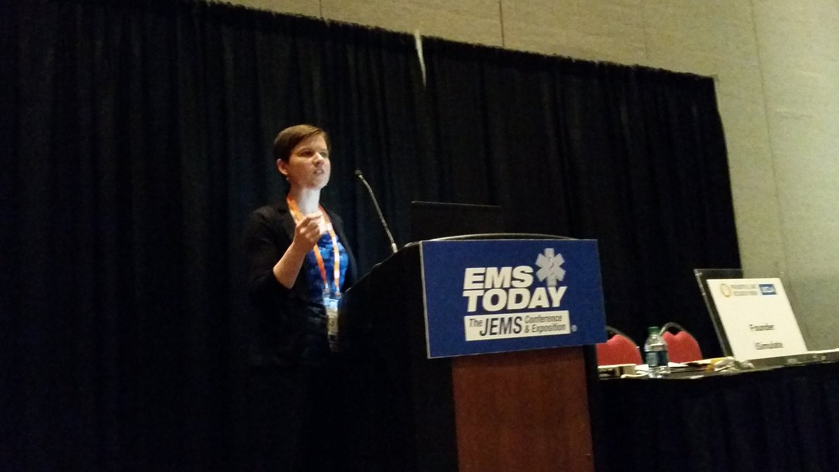 TheIAED's tweet photo. Isabel Gardett presents emergency dispatch research hosted by #PCRFATUCLA JEMS #emstoday2017 on Thursday! Research is fun https://t.co/tk2yOBZ90i