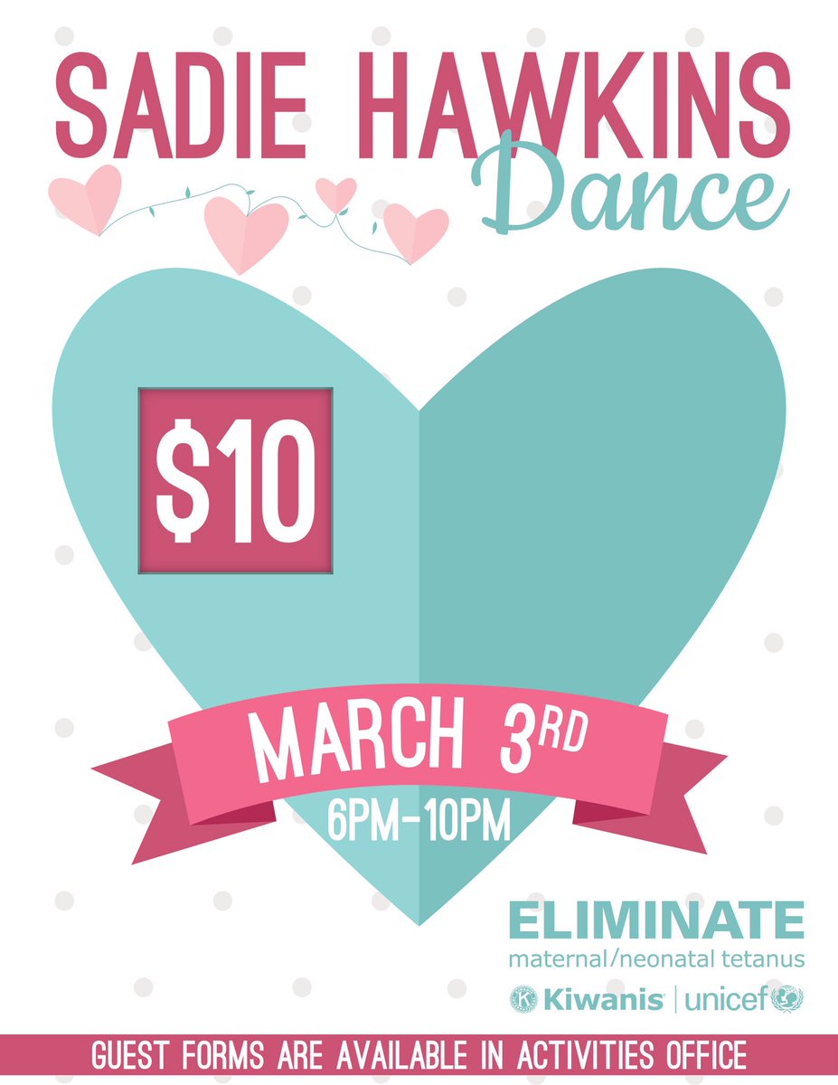 WHSHStudentGov's tweet photo. Our dance has been moved up to March 3rd! Which means, you must act now and buy your tickets from any Key Club member before it's too late ! https://t.co/W1JKrEN6tt