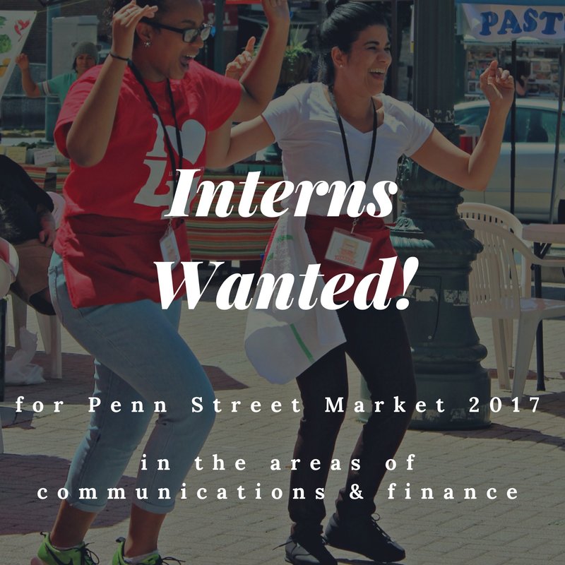 ReDesignReading's tweet image. We're recruiting interns for @PennStMarket in communications &amp;amp; finance. Find internship descriptions at pennstreetmarket.org.
