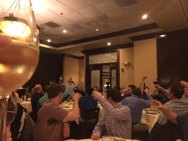 SalesforceMaps's tweet photo. #TeamSales toasted to another year of success @Maggianos! Couldn't have asked for better food or better company - #MapOff17 https://t.co/EQvM05XI4D