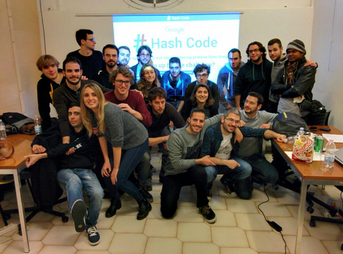 WorkcoRoma's tweet photo. Grazie a tutti gli entusiasti scrittori di codice per questa fantastica #hashcode2017. Ci vediamo il prossimo anno!! #stdrand https://t.co/lhO9HgCkD8