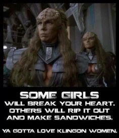 YourStarTrekPal's tweet photo. Probably a blast to party w/but i would never challenge 1! Love @yourstartrekpal #startrek #klingon #lursa #betor #grilka #kehleyr #belanna https://t.co/osh3bZLJo9