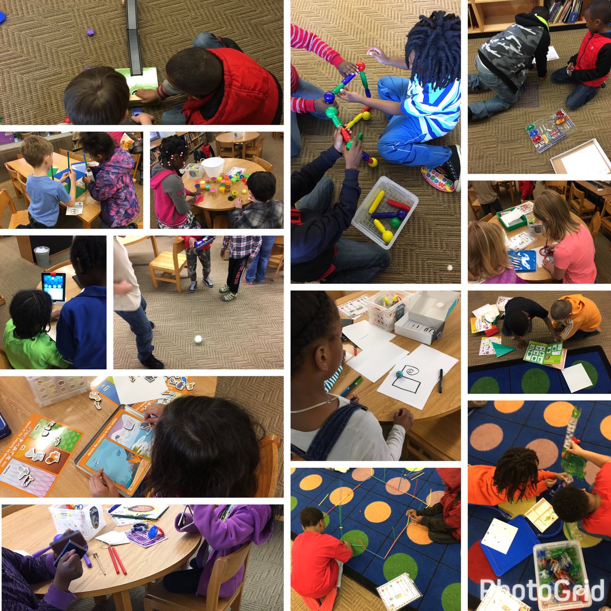 girl_named_Tom's tweet photo. Lots of different activities in #gmaMakerSpace with 3rd gr today! #UniquelyGMA #MagMonth https://t.co/T9NYWHye9l