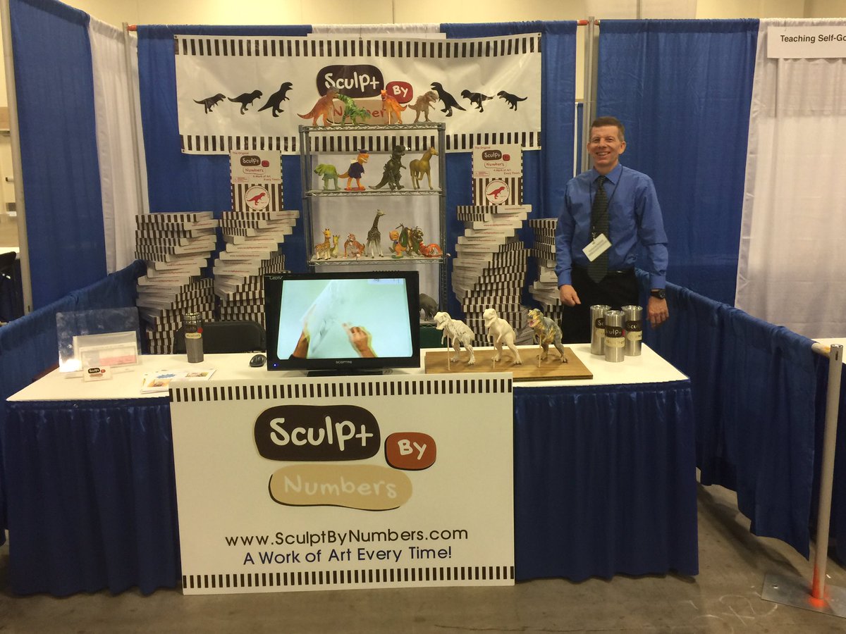 SculptByNumbers's tweet photo. Stop by the convention center in Fort Worth to meet the artist that invented Sculpt By Numbers! https://t.co/GD8dRCOcGr