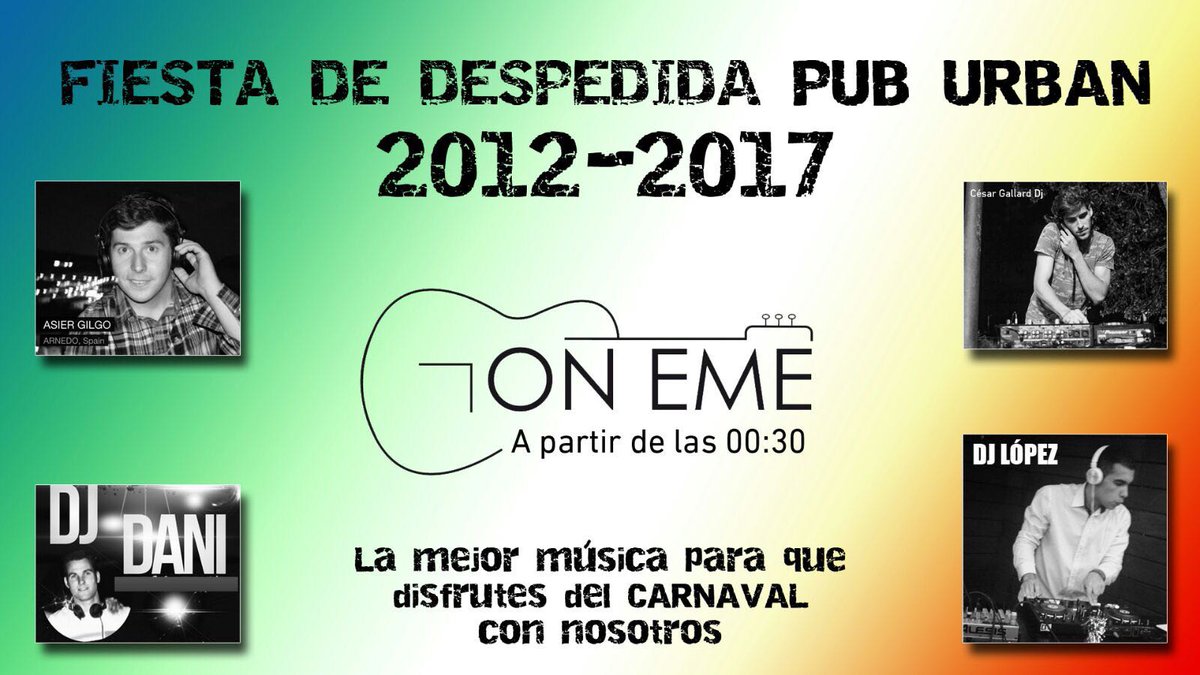 Celia_c_s's tweet photo. Sábado a partir de las 00:30 nos despedimos!!!!! https://t.co/bVs9hlqkfu