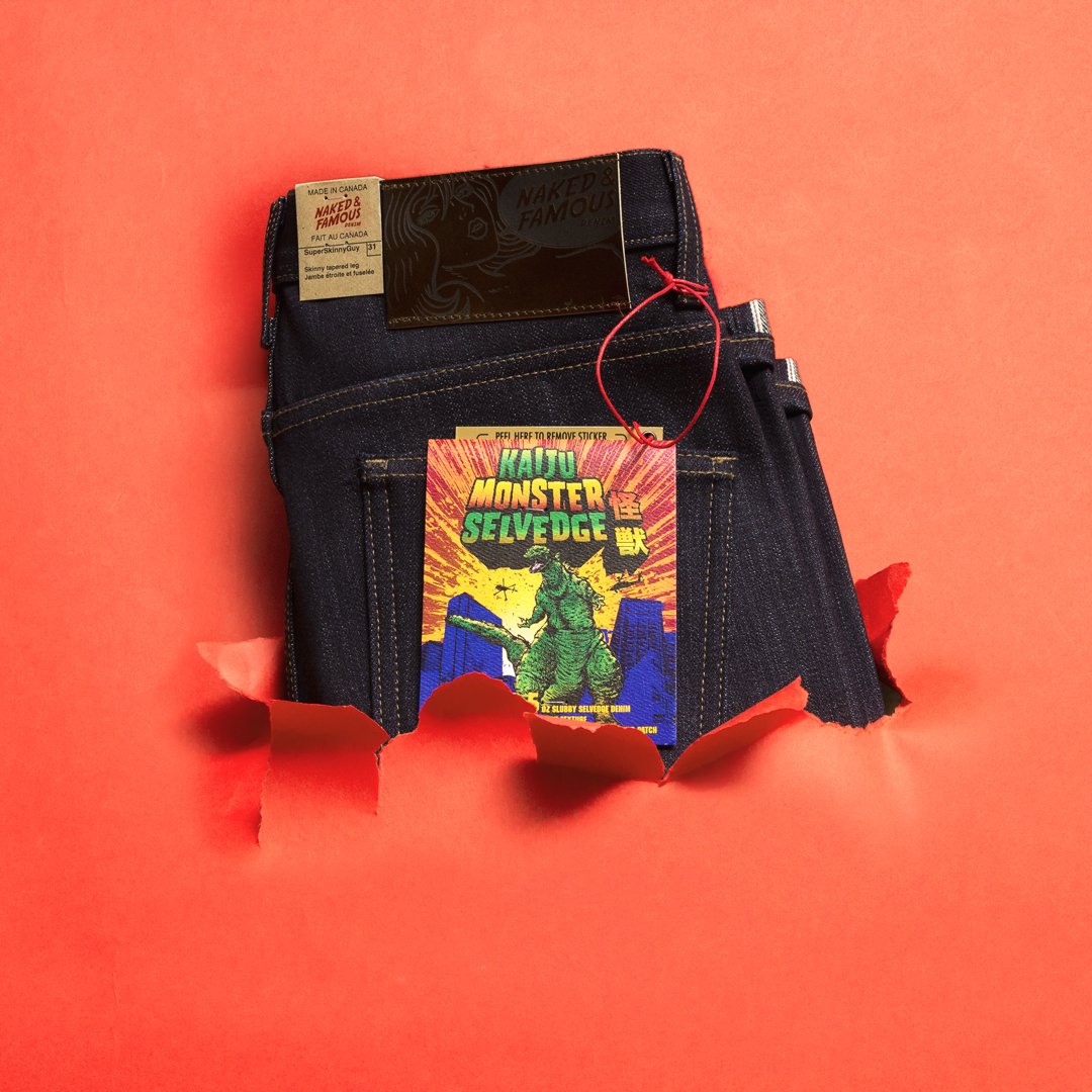 kaiju monster selvedge