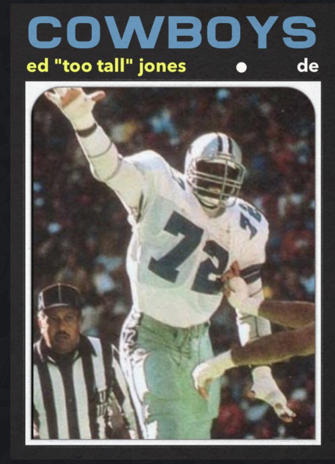 Happy 66th birthday to Ed Jones. \"Jones, you\re too tall.\" 