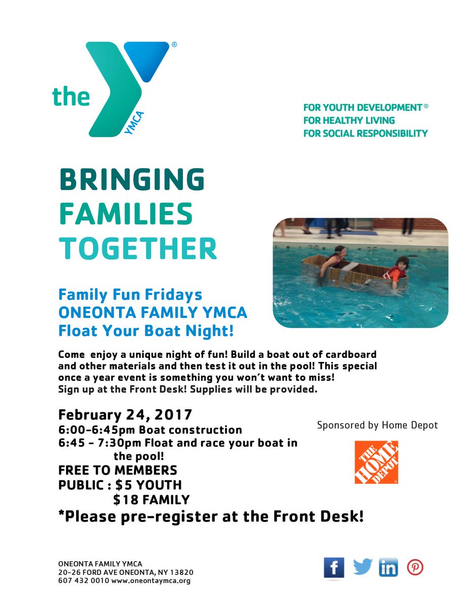 Oneonta Family YMCA (OneontaY) Twitter