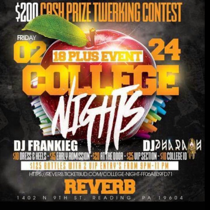 COLLEGE NIGHTS tomorrow Friday night!!! It's gonna be a Wild Night.