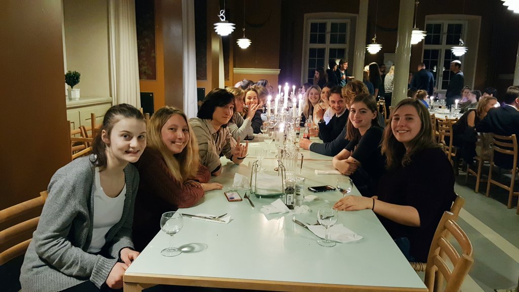 Henderson_MPH's tweet photo. An amazing farewell dinner! Thank you so much to all of the gracious Danish hosts for making MPH feel so welcome! #MPHtoDenmark https://t.co/yNcTtASACL