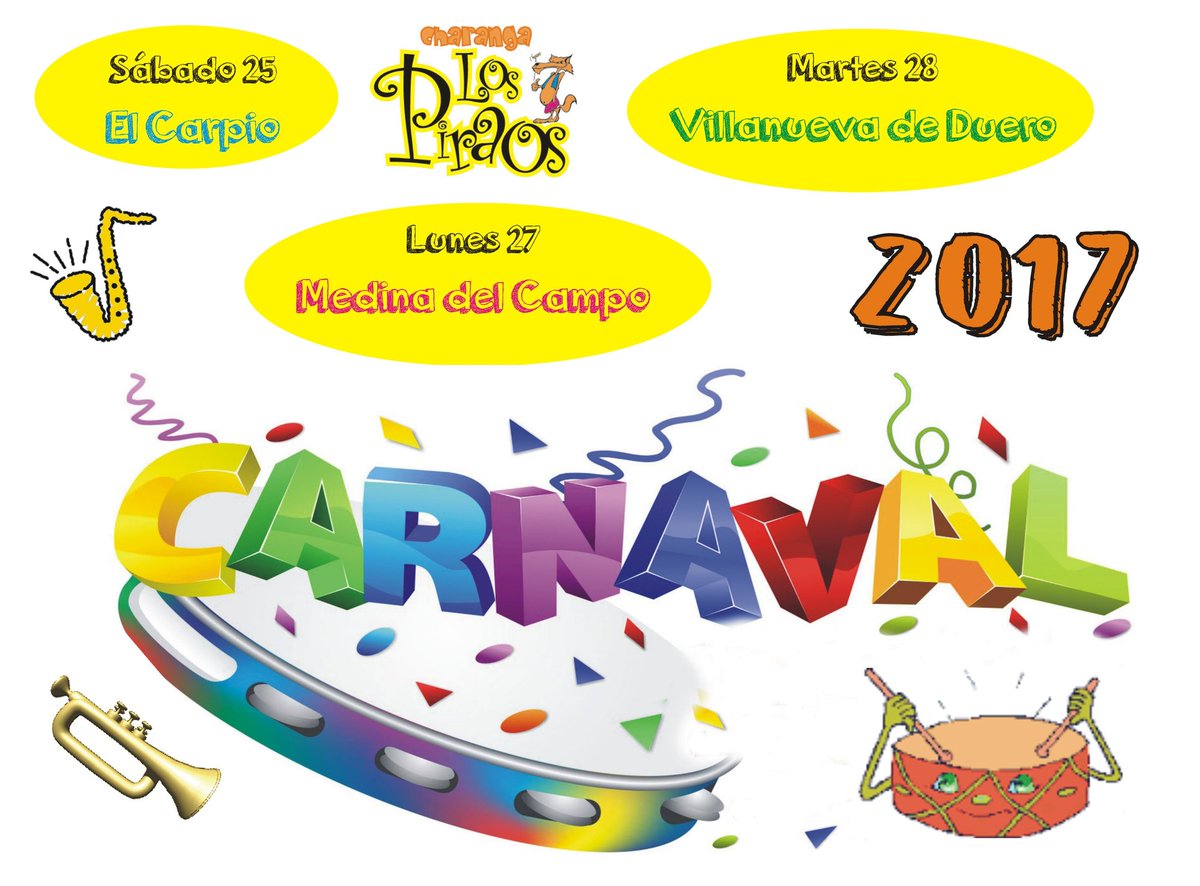 Llegan los carnavales.....
