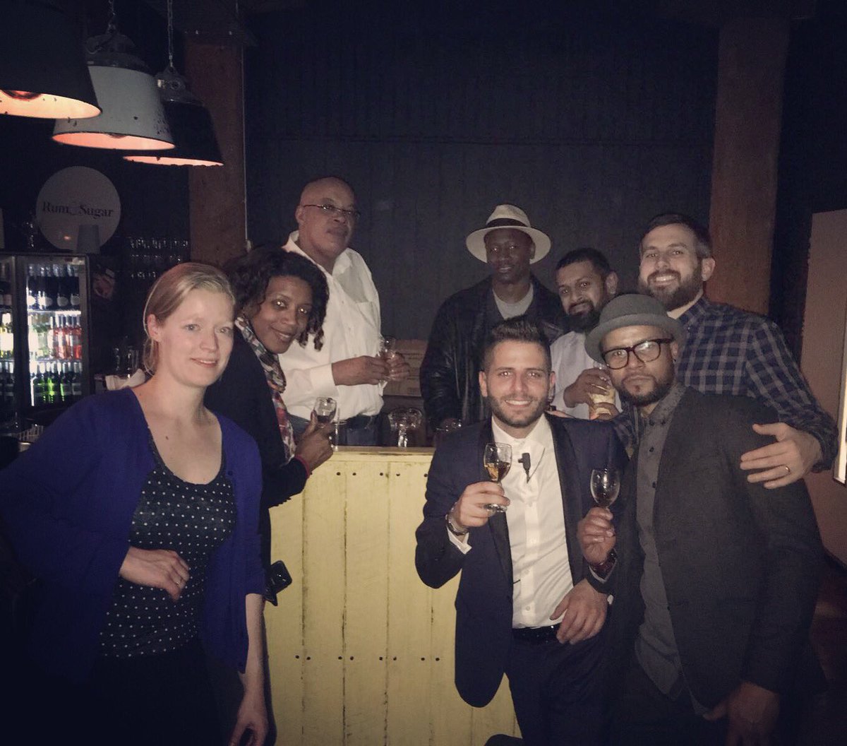 The rum gang at Rum &amp; Sugar #rum #party #cocktails 🎉🍹🍹🎉