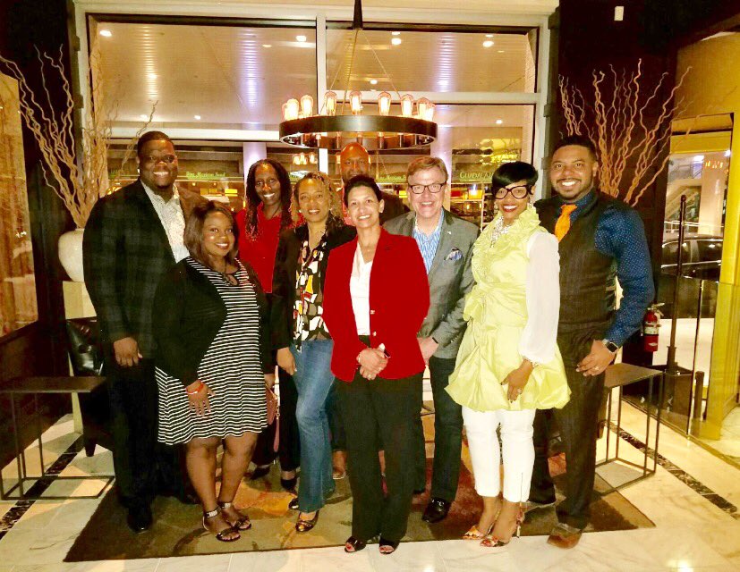 PerformMatterTX's tweet photo. Spent a wonderful evening w/ the #tabse board members who planned this year's State Conference for TX Alliance of Black School Educators https://t.co/FPK4W44lNT