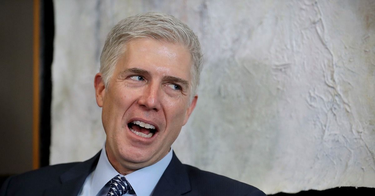 TransEquality's tweet photo. Neil Gorsuch believes bathroom "safety concerns" justify firing trans people. https://t.co/Ie9DM66vLT via @bustle https://t.co/0fP3EaWx85