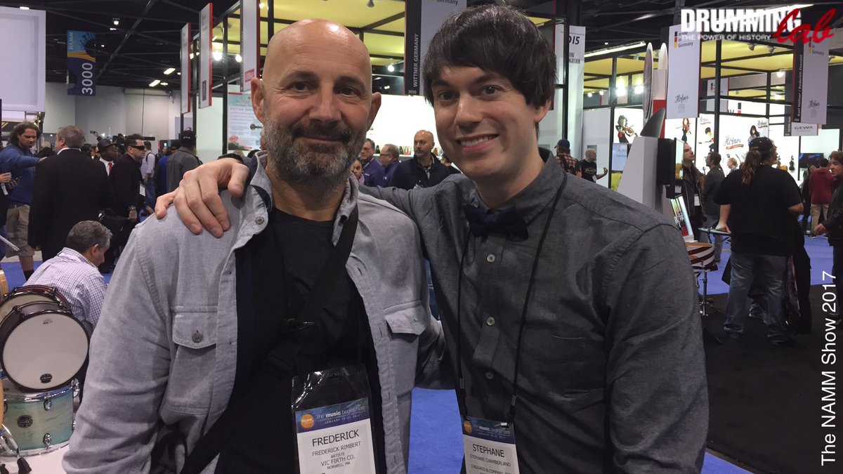 DrummingLab's tweet photo. #NAMMShow #NAMMShow2017 #NAMM2017 #NAMM #StephaneChamberland #FrederickRimbert #DrummingLab #drumschool #drummers #rlrrlrll #drumlife #drums https://t.co/6EAi7WXYSz
