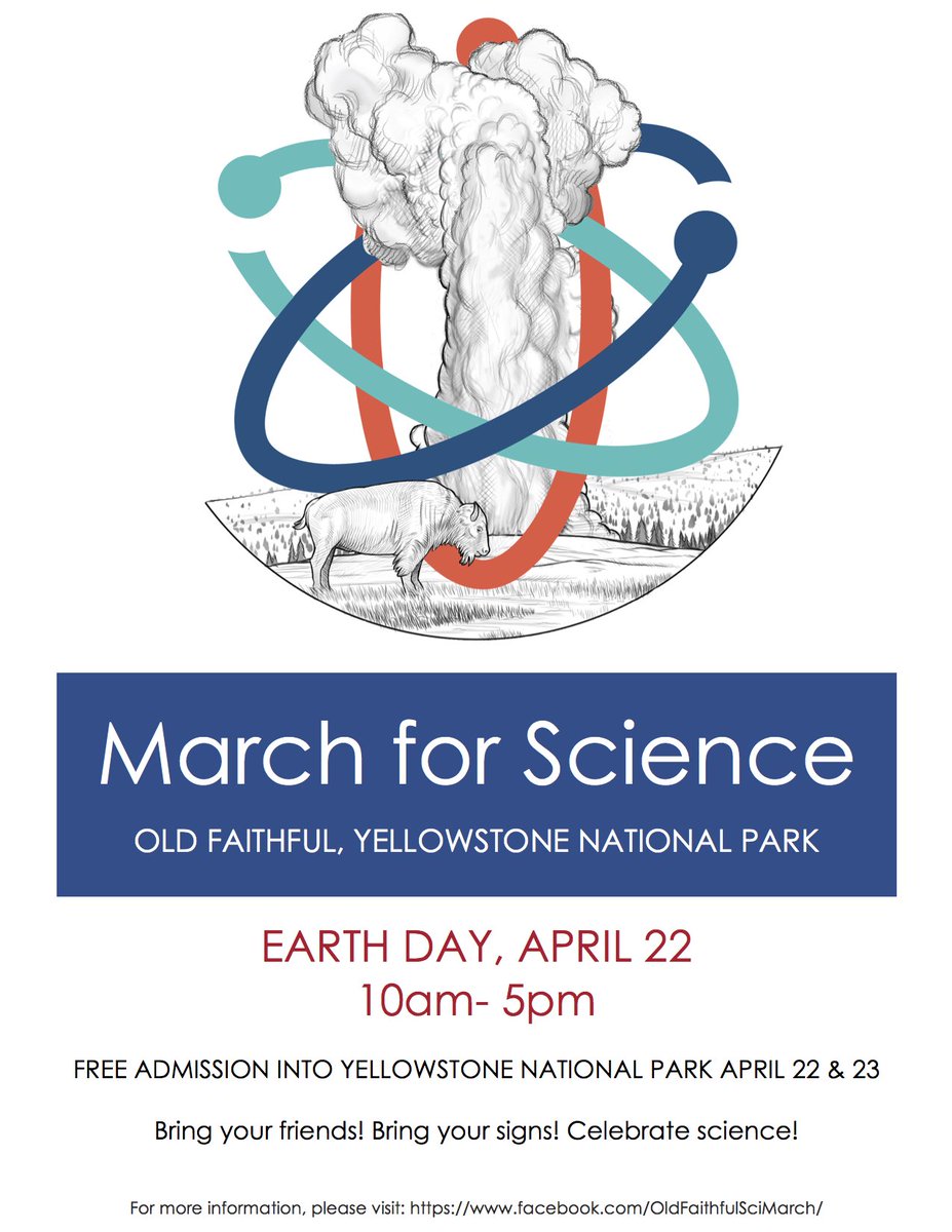 girl_among_mts's tweet image. @ScienceMarchDC sister-march at Old Faithful in Yellowstone! @womensmarch @ScienceMarchMT @ScienceMarchWY
