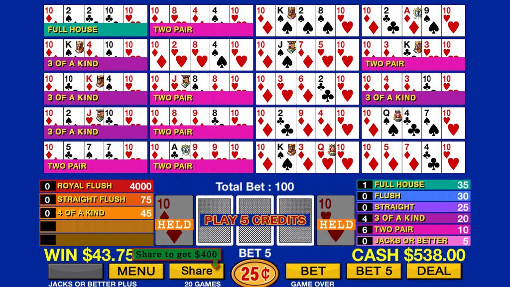 bLuEyEs1227's tweet photo. #Multi_Video_Poker https://t.co/B9pU6SO4bm
