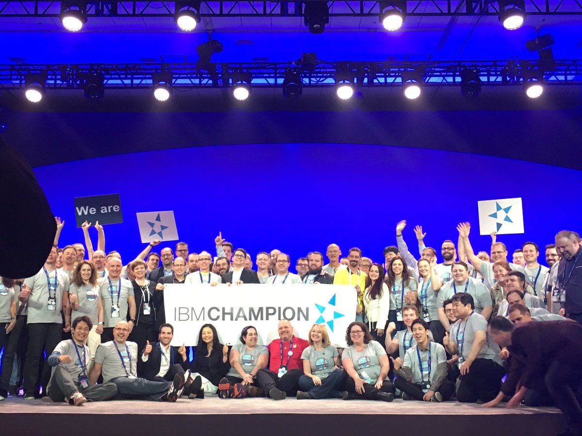 dzhu's tweet image. IBM Champions @ellenfeaheny @patrickli #ibmconnect