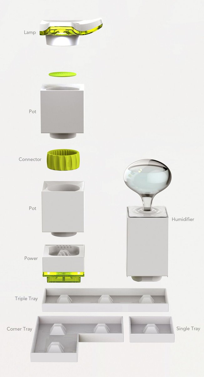 designnest_eu's tweet photo. Build your own smart garden right on your desk, it's simple, just like Lego. #comingsoon #kickstarter #tablegarden #LeGrow https://t.co/mfAySf0POP