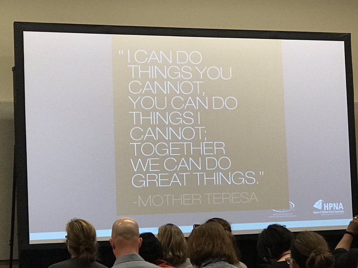 mittlereschwest's tweet image. Telling message for interprofessional faculty team.  #hpm17 #hpmrookie17