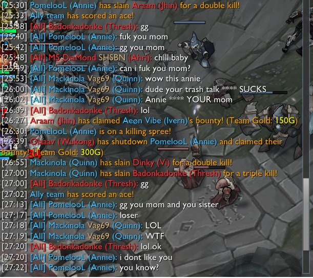 X 上的ACE eSports：「Nice job annie #TrashTalk #LeagueOfLegends #toxic   / X