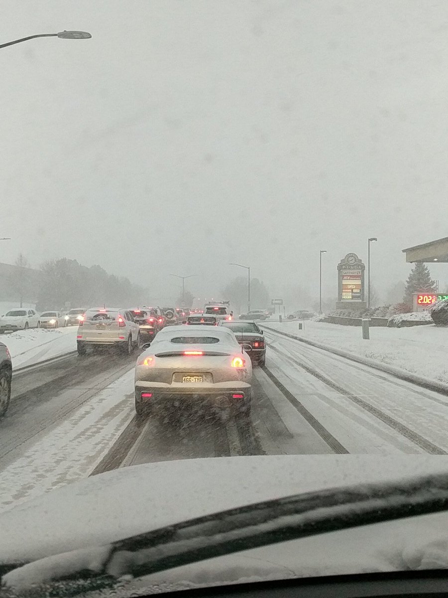 RyanRossBand's tweet photo. I hear it was 89 degrees in Austin today. A little different here in Denver... #missingwarmerweather https://t.co/MLDUx04Uuf