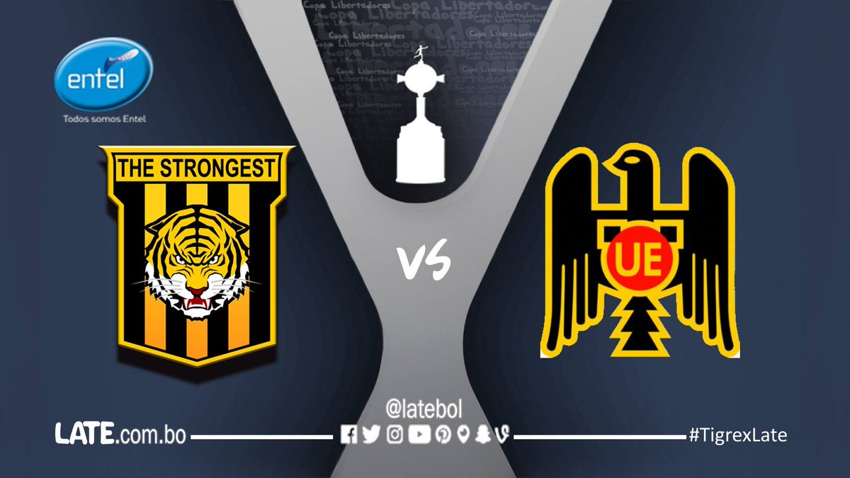 latebol's tweet photo. #TigrexLate #TheStrongest 2 - 0 #UnionEspañola #Libertadores

Informa #EntelDeporte
⏱45+1' FINAL 1T #STRUES
►https://t.co/nRURU8J0mR https://t.co/XgbtqklBe7