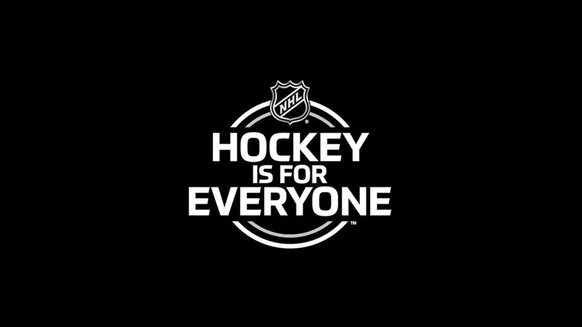 "#HockeyIsForEveryone, and when we stand together, our team will accomplish great things." https://t.co/kV4tSIMT8c