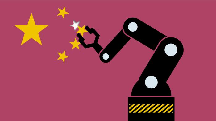 FT's tweet photo. Robots are taking manufacturing jobs in China, too. https://t.co/TBcO6O4oHG https://t.co/HdgIsWUZCs