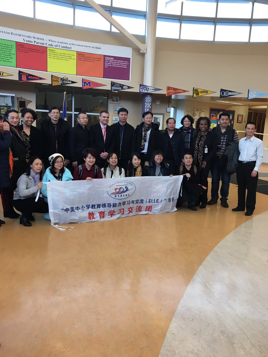 VentoElementary's tweet image. Thank you to our guests that visited us from China!  New friends, passionate educators and a new way of thinking!