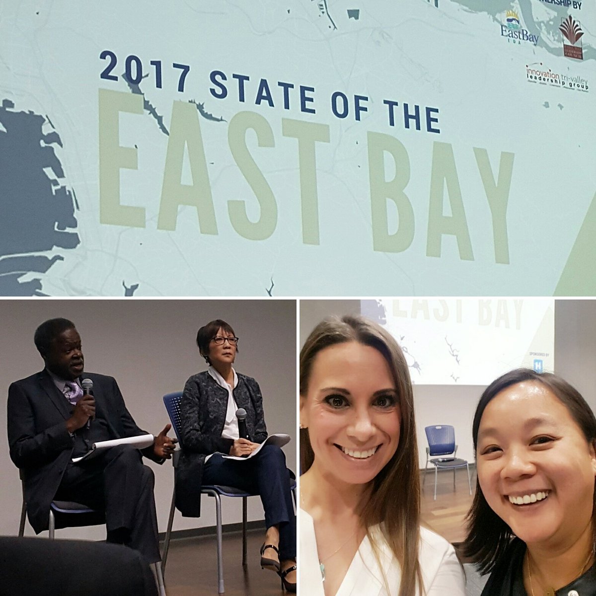 Representing @jloakeastbay at the State of the East Bay. Ongoing theme is 3/4 of our pillars: jobs, food, housing. #jloeb #soteb #eastbayeda