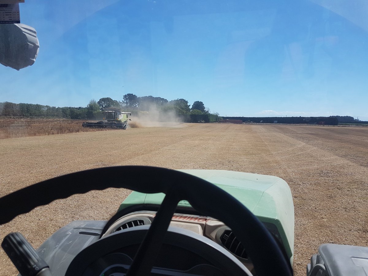 Stu_macNZ's tweet photo. Life goals achieved today??... @mattk6810 harvesting white clover (& weeds) + @CrossSlot drilling grass in same paddock #5minfallow https://t.co/mmiQWpPu4m