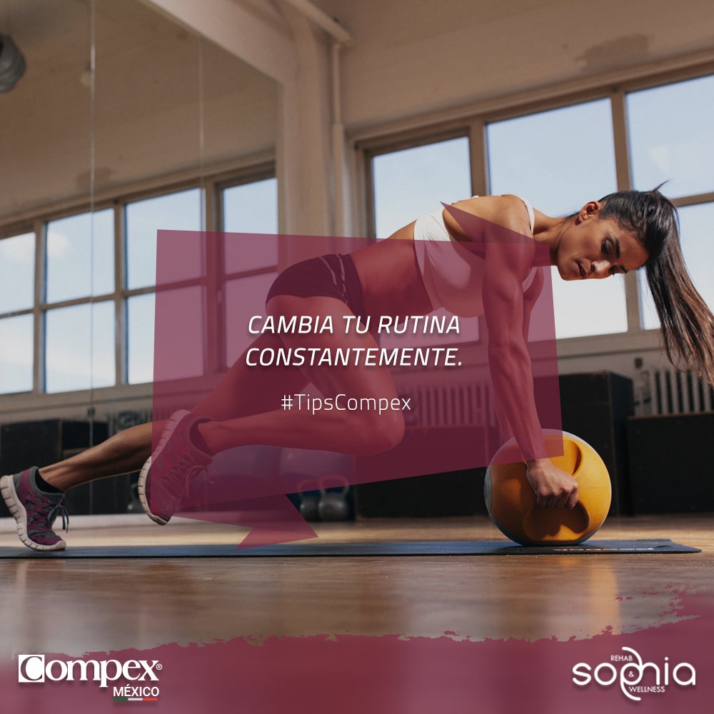MxCompex's tweet photo. ¡Explora nuevas rutas, metas y ejercicios! Cambiar es una gran forma de mantenerte motivado #TipsCompex https://t.co/GjPyFbHCRL