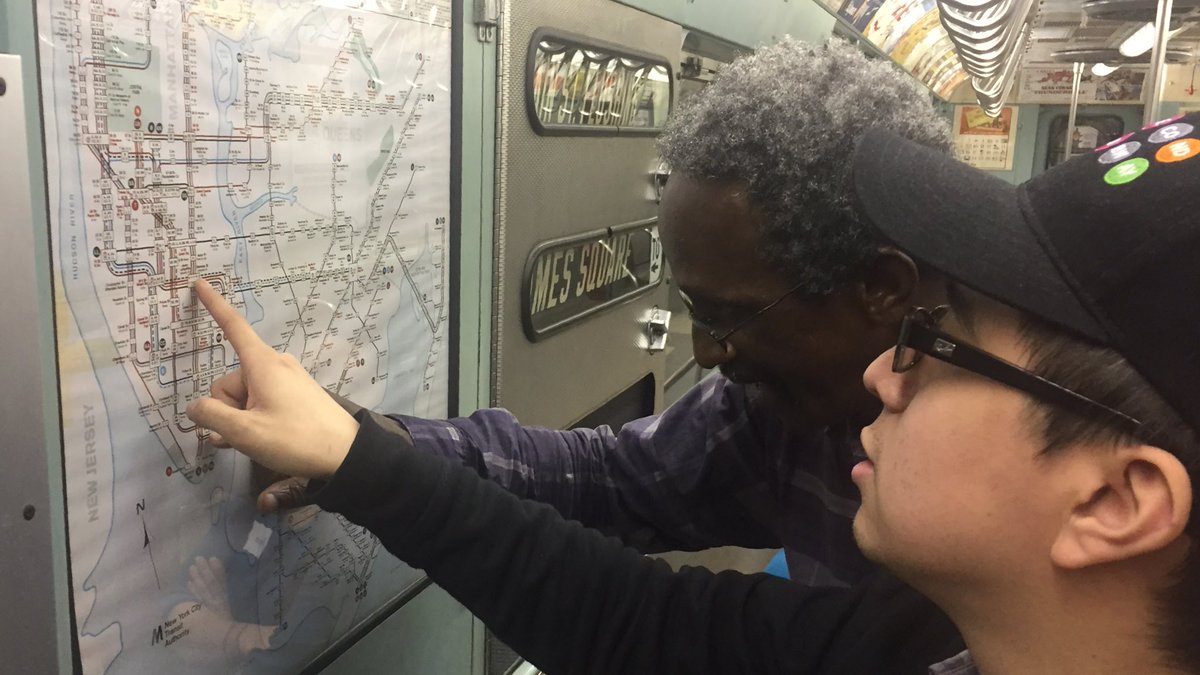 heyshaelyn's tweet photo. Had a super fun #MuseumMashup w/ transit enthusiasts and museum educators tonight at the NY Transit Museum! So much so I only snapped 1 pic. https://t.co/NrIb4VrpqY