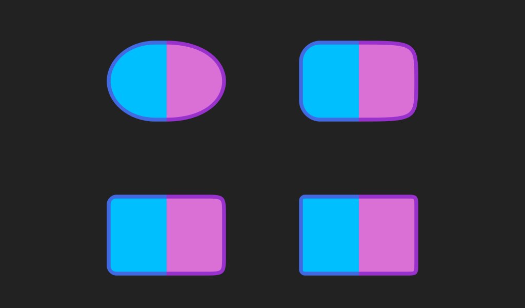 castlewizard's tweet image. Using cubic bezier curves to smooth out rounded rectangles crwd.fr/2lW1Pht