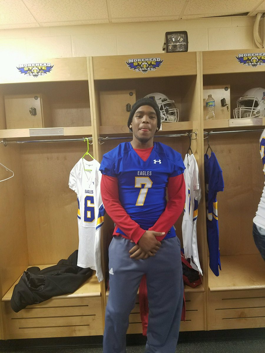 TheLegend7even's tweet photo. Im very blessed and honored to announce that I have officially commited to Morehead State University🔷🔶! #eagletakeover https://t.co/Orw4JCp87N