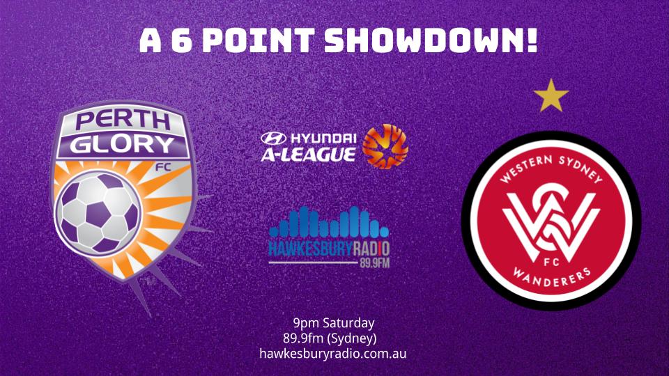 HawkesburyRadio's tweet photo. Join the @WanderersLive 9:30PM Saturday Night for @PerthGloryFC & @wswanderersfc in the @ALeague #PERvsWSW https://t.co/fxYjrIKrmt