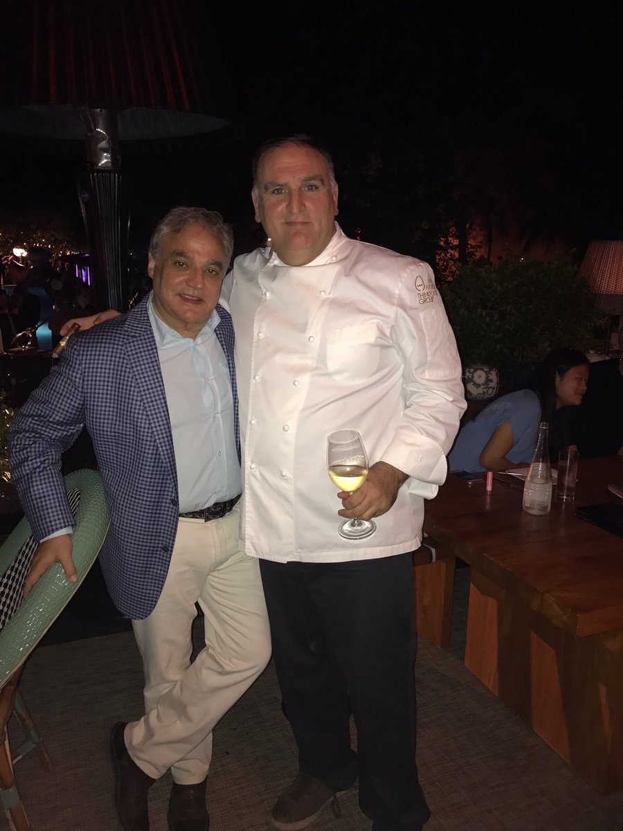 chefjoseandres's tweet photo. With my amigo @Lee_Schrager #SOBEWFF @SOBEWFF @SLSSouthBeach! https://t.co/fw1gYqqAiy